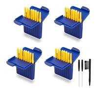 35 Pcs Hearing Aid Cleaning Kits for Starkey, 32 Hearing Aid Wax Guards Filters with 1 Cleaning Brush and 2 Cleaning The Rod