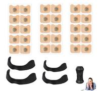 35 PCS Magnetic Nasal Strips Set, Magnetic Nose Strip Breathing Anti Snoring Devices Snoring Aids for Men Nose Strips for Breathing Nostril Opener Anti Snore for Improved Sleep Quality