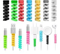 35 Pcs Phone Cable Protector Cute-Charger,Mobile phone Wire Protector, USB Cable Saver,Type C Charger Cable Protector, phone Chager Cable Saver