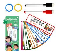 35 PCS Times Tables, Kids Multiplication Tables Flash Cards, Multiplication Tables Practice, Times Tables Flash Cards for 1st to 3rd Grade, Portable Learning Tools
