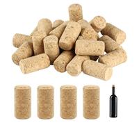 35 Pcs Wine Corks, Natural Corks for Craft, Wooden Straight Cork Stoppers, Wine Bottle Corks, Soft Wood Corks Plugs, Wine Beer Stoppers for Wine Bottles Beer Bottles Liquor Bottles Corks DIY Crafts