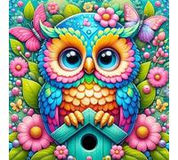 35 Piece Jigsaw Puzzles for Adults Cute Owl, Impossible Puzzle for adults, Challenging Adult jigsaw puzzles 35 pieces, puzzle Classic Educational Games, Fun Activity for Family
