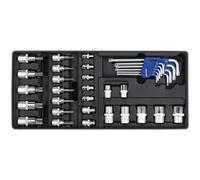 35-Piece Premium Trx-Star Key Socket Bit And Socket Set With Modular Tool Tray