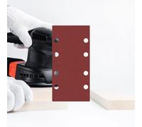 35 Piece Sandpaper Set, Sanding Sheet Set, 400/600/800/1000/1200/1500/2000 Grit Rectangular Sanding Pads, 8 Holes Sandpaper for Orbital Sanders, for Bosch Sanders