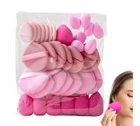 35 Pieces Reusable Cosmetic Applicator for Face and Beauty, Makeup Blender - For Liquid Foundation Powder, Cream and Concealer