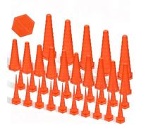 35 Pieces Silicone Glues Nozzles Set Assorted Sizes Large Middle Small for Sturdy Oil Resistant Use and Reusable Silicone Glues Tips
