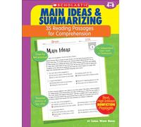 35 Reading Passages for Comprehension: Main Ideas & Summarizing: 35 Reading Passages for Comprehension