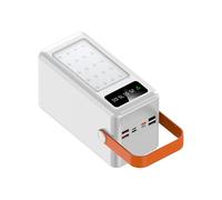 35-Slot 18650 Battery Housing Case with LED Flashlight for Outdoor Adventures 22.5W PD QC3.0 USB Charger(No Battery )