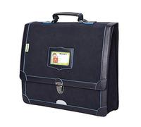 35 Tann's School Bag Frank Edges Blue/Blue