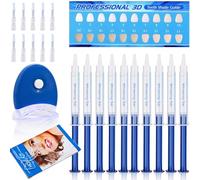 35% Teeth Whitening Gel - Refills Bleaching Gel with LED Teeth Whitening Light and Mouth Trays - 10 PCS 3ML Teeth Whitening Gel Tooth Whitener Gel - Works with Teeth Whitening Oral Gel