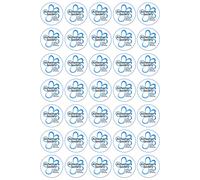 35 x Alzheimer's Society Edible Wafer or Icing Cupcake Topper Fun Charity Party Cake Decorations Perfect For Brownies Cookies Muffins & More!… (Premium Icing Sheet)