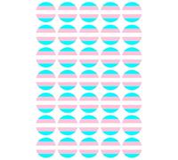 35 x Transgender Pride Flag Edible Cupcake Toppers - Wafer Card or Icing - Pride Month Celebration Themed Party Decorations Perfect For Brownies Cookies Muffins & More! (Edible Wafer Card)