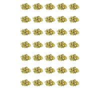35 x Weed Bud Edible Wafer or Icing Cupcake Toppers Fun Stoner Themed Party Cake Decorations Perfect For Brownies Cookies Muffins & More! (Edible Wafer Card)