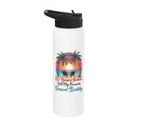 35 Years Later Still My Favorite Travel Buddy Anniversary Stainless Steel Insulated Water Bottle