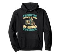35 Years Old Motorcyclist - Biker Motorcycle 35th Birthday Pullover Hoodie