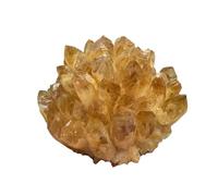 350-450g Raw Citrine Quartz Stone Crystal Cluster Yellow Stones Home Decoration 1pcs