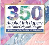 350 Alcohol Ink Papers with Little Origami Designs: Foldable, High-Quality, Double-Sided