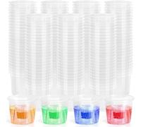 350 Clear Plastic Bomb Shot Cups, 120ml Reusable Shot Glasses for Layered Shots Creative Cocktails Weddings, Birthdays, Halloween, Festivals