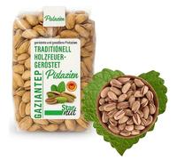 350 g Antep Pistachios with Bowl - Traditional Wood Fire Roasted Pistachios & Lightly Salted - From Gaziantep, Turkey - Aromatic, Crisp & Natural - Premium Quality - Healthy Snack