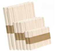 350 PCS Craft Sticks Ice Cream Sticks Natural Wood Popsicle Craft Sticks, Three Sizes Natural Wood Popsicle Sticks Bulk Supplies, Ice Cream Stirring Sticks