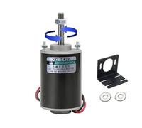3500~7000RPM XD-3420 30W High Torque DC Motor 12V/24V Permanent Magnet Mini DIY Generator CW/CCW(With bracket,24V 7000RPM,Spiral)
