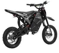 3500 Electric Dirt Ride On Motorcycle for Teens/Adults, Super Fast Speed 40-70km Range Electric Dirt Motorcycle 14" Front 12" Rear Fat Tires Mountain Off-Road E Pit for Age 13+ (Grey)