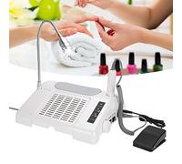 35000RPM Nail Drill Machine 3 in 1 Nail Dust Suction Collector LED 65W Powerful Electric Manicure Pedicure Polisher Kit Multifunction Removing Acrylic Gel Nails Equipment for