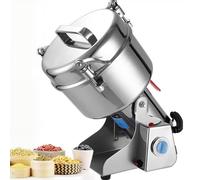 3500G Electric Grain Grinder, 5500W Powder Grain Grinder Mill with 3-Layer Steel Knife & 270° Swaying Design, 304 Stainless Steel Herb Pulverizer for Dry Spice Herbs/Nut/Coffee/Cereal 1000g