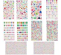 3500pcs Gem Stickers Jewels for Crafts,Self Adhesive Rhinestone Jewel Sticker,Acrylic Bling Gems DIY Craft Decorative Diamond for Kids