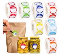 3500pcs Removable Day of The Week Sticker, from Monday to Sunday Label Dissolvable Food Waterproof Expiration Date Decal for Fruit Container Kitchen