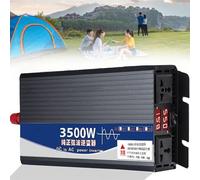 3500W 4000W 5000W Pure Sine Wave Inverter DC 12V/24V/48V/60V/72V to AC 110V/220V - High-Efficiency Solar Power Inverter for Home, RV, Truck, and Car Voltage Transformer