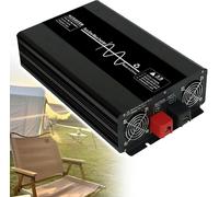 3500W 4500W 7000W Pure Sine Wave Power Inverter 12V/24V/48V/60V to 110V/220V Converter for Home, RV, Off-Grid Solar Systems & Travel - LCD Screen & Car Adapter Included