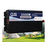 3500W-8000W Pure Sine Wave Inverter 12V/24V/48V/60V/72V DC to AC 110V/230V Solar Power Converter with LCD Display & AC Outlets for RVs, Camping, and Off-Grid Use