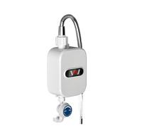 3500W Instant Electric Water Heater Fast Heating Mini Small Electric Kitchen Treasure Thermostatic Shower Shower Set Compact and Durable