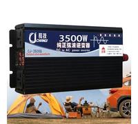 3500W Pure Sine Wave Inverter Charger, 12V/24V/48V/60V/72V DC Input to 120V/240V AC Output, Low Frequency Solar Power Converter for Off-Grid Applications