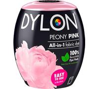 350g Machine Fabric Dye | All-in-1 Machine Dye Pod Fabric Wash for Coloring Clothes, Bed Sheets | Arts & Crafts, Textile, Home Decor, Intense Black (Peony Pink, 350 Gram)