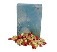 350g Rectangular Box Starlight Sage Pattern of Walkers Nutty Brazil Toffee