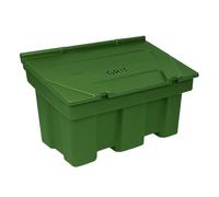 350L Green Grit Salt Bin Stackable Heavy Duty Container 126x75x71CM