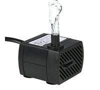350L/H 5W Submersible Water Pump for Aquarium Tabletop Fountains Pond Water Gardens Hydroponic Systems with One Nozzle 4.9ft Power Cord AC110V