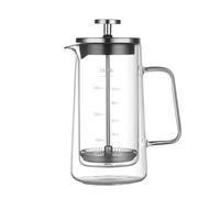 350ML/650ML/1000ML High Borosilicate Glass French Press Double-layer Insulated Coffee Pot Filter Shared Pot Coffee Tool(350ML)