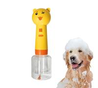 350ml Dog Shampoo Dispenser - Bear Shape Electric Detergent Dispenser | Rechargeable Foam Sprayer for Toilet | Foaming Soap Dispensers for Pet Bath, Cat, Kitchen, Sink, Shower, HomeCleaning, Bathroom,