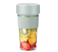 350ml Electric Juicer Cup USB Portable Mini Blender Juicer with Straw Lanyard 18000 RPM High Speed Blender for Home Office Travel PP PC Stainless Steel 6 Blades