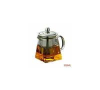 ( 350ml) Heat Resistant Clear Glass Teapot Jug With Infuser Coffee Tea Leaf Herbal Pot