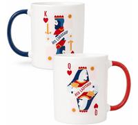 350ml His and Hers Mugs, Her Ladyship & His Lordship Ceramic Mug Set