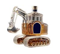 350ml Novelty Whiskey Decanter - Creative 3D Shaped Glass Liquor Dispenser, Unique Home Bar Decor, Perfect Birthday & Christmas Gift for Men, Dads, Builders & Dog Lovers(Excavator)