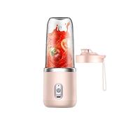 350ml Portable Blender USB Rechargeable, 6-Blade Blender Smoothie Maker for Shakes & Smoothies, Travel Handheld Juicer for Sports, Office, Outdoors & Home (pink)