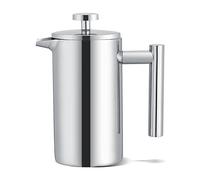 350ml Stainless Steel Double Walled Coffee French Press Maker Cafetière Tea Coffee Filter Pot Press Plunger