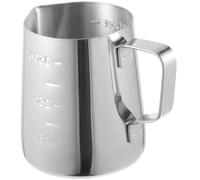350ml Stainless Steel Milk Frothing Pitcher with Scale for Cappuccino | Smooth Pouring Spout, Sleek Polished Finish, Easy Latte Art Training, Suitable for Cream, Coffee Shops and Beginners