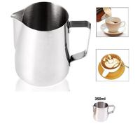 350Ml Stainless Steel Milk Pour Pot Coffee Frothing Jug Container Metal Cup Mug