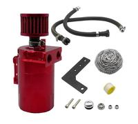 350ml Universally Aluminum Oil Separator Catch Can With Breather Filter Baffle Tanks Reservoir Auto Accessory Engine Oil Separator Catch Can Reservoir Tanks